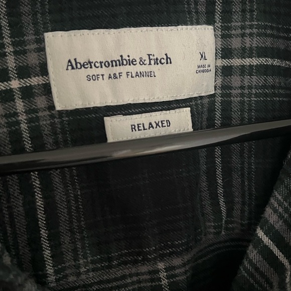 Abercrombie & Fitch flannel XL - Picture 2 of 3
